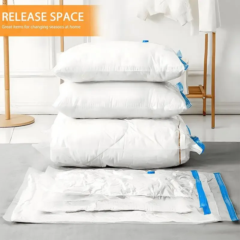 Sacs de rangement sous vide en situation