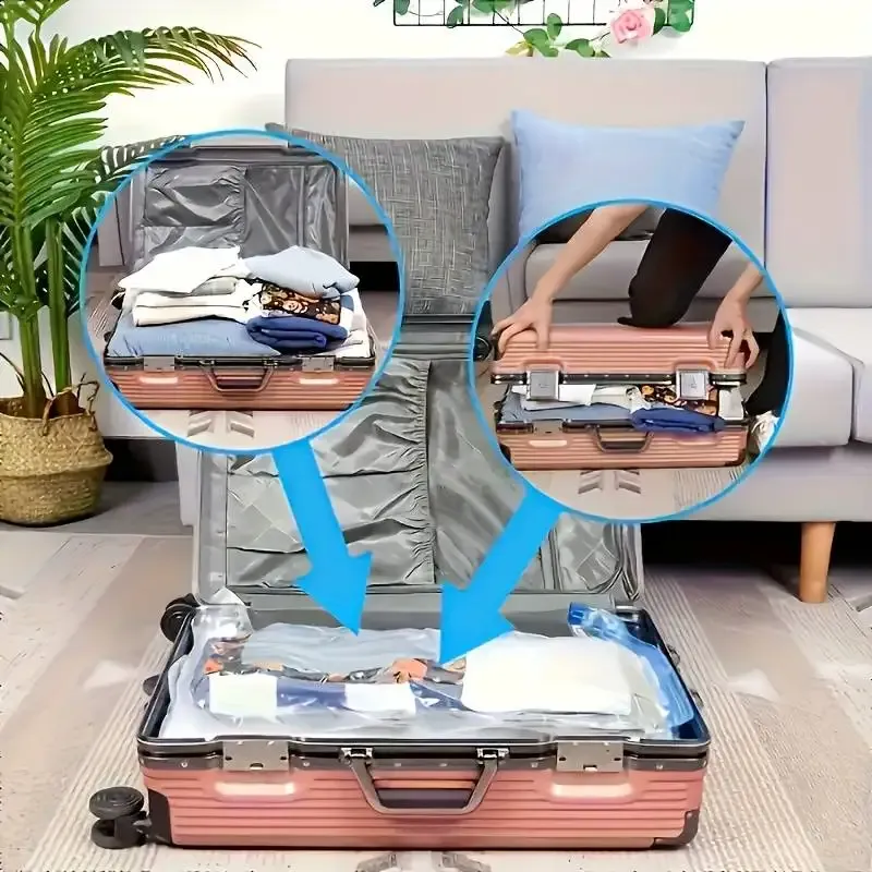 Gros plan sur la pompe manuelle du sac sous vide