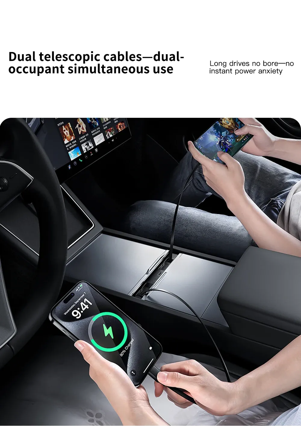 Hub de charge Tesla, mise en situation
