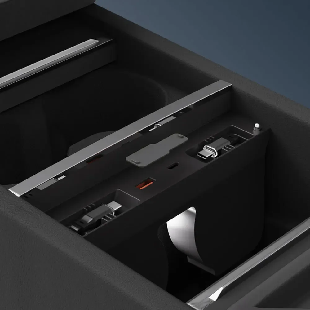 Hub de charge Tesla, détails complémentaires