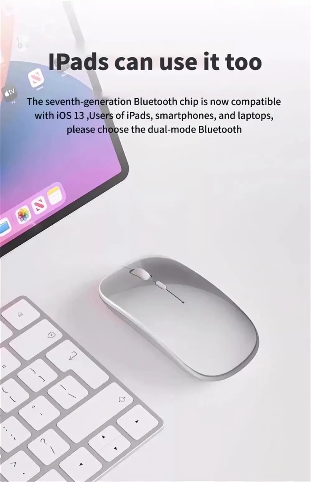 Souris sans fil NexusClick en situation de travail