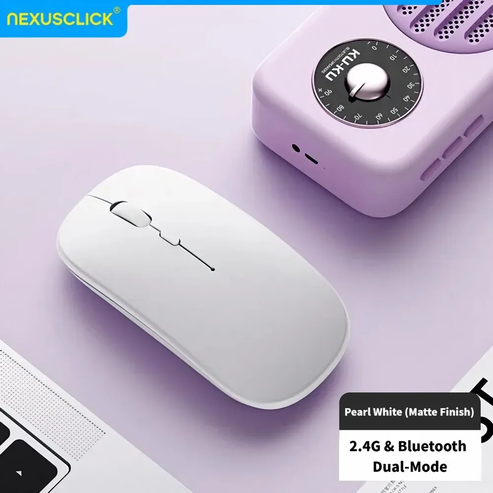 Clavier sans fil Bluetooth NexusClick compatible iPad (10e génération), iPad Pro, PC, Samsung, Xiaomi et tablettes Android 9