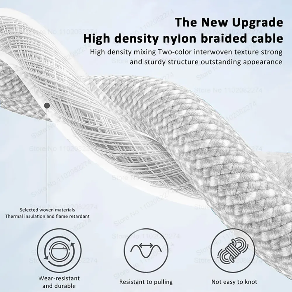 Chargeur USB-C à charge rapide 40 W PD pour iPhone, avec câble USB Type-C 5