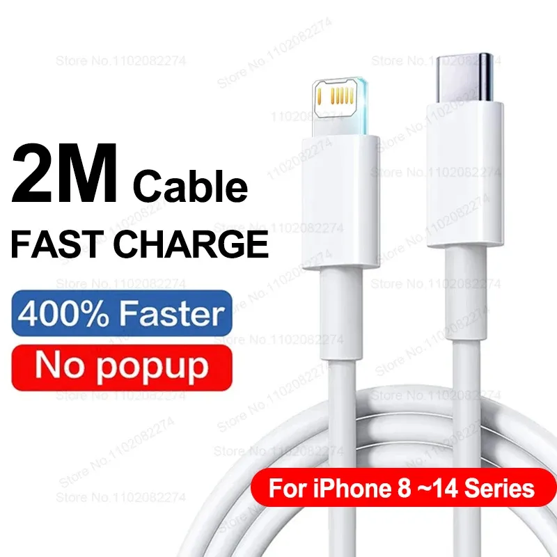 Chargeur USB-C à charge rapide 40 W PD pour iPhone, avec câble USB Type-C 10