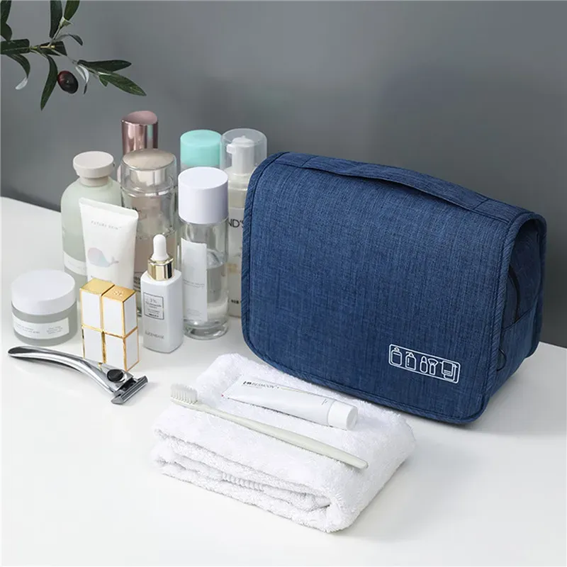 Grande Trousse de Toilette Cosmétique Unisexe, Organiseur de Voyage pour Maquillage et Accessoires de Toilette 3