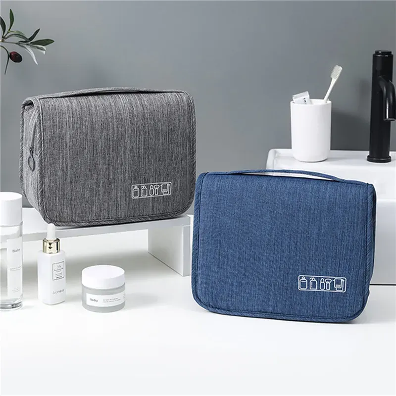 Grande Trousse de Toilette Cosmétique Unisexe, Organiseur de Voyage pour Maquillage et Accessoires de Toilette 2