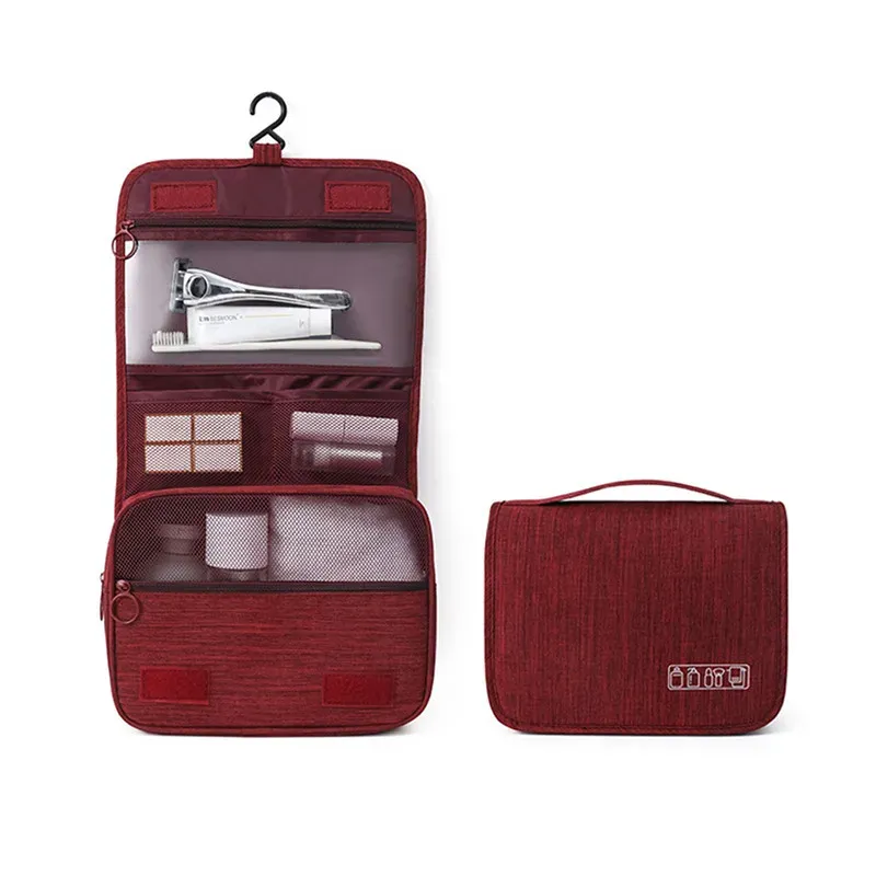Grande Trousse de Toilette Cosmétique Unisexe, Organiseur de Voyage pour Maquillage et Accessoires de Toilette 10