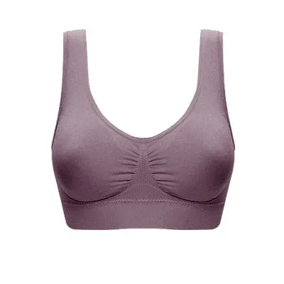 Soutien-gorge push-up sexy pour femme, grande taille, dos nu, sans armatures, sans couture et respirant, 1 pièce, réf. WFWS01 15