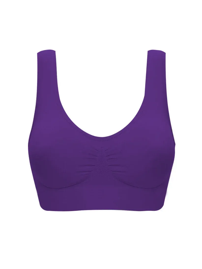 Soutien-gorge push-up sexy pour femme, grande taille, dos nu, sans armatures, sans couture et respirant, 1 pièce, réf. WFWS01 17