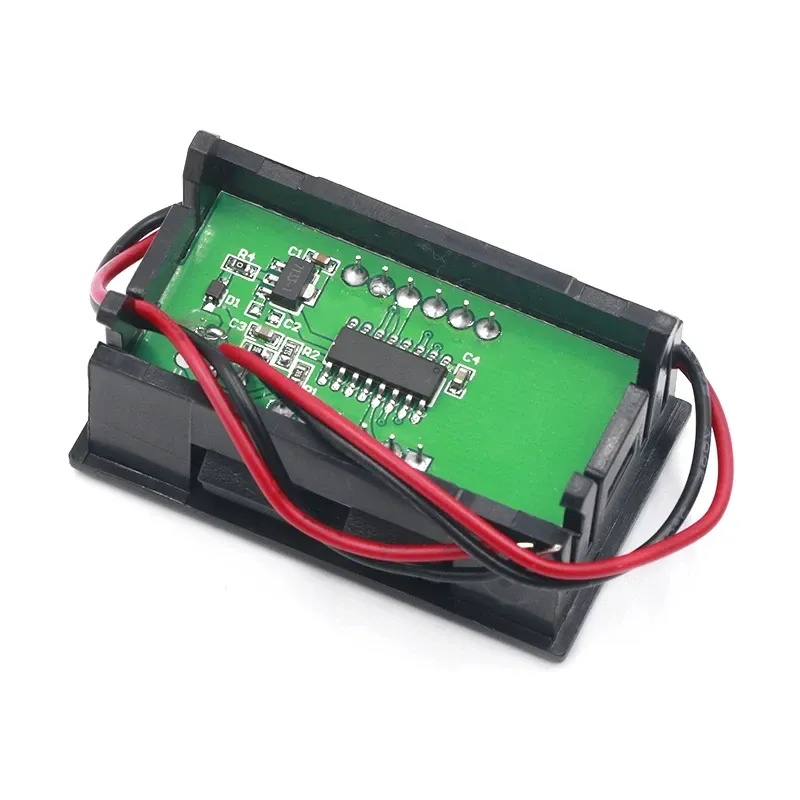 Voltmètre numérique DC 4,5 V à 30 V pour panneau, adapté aux véhicules électriques, motos et voitures 3