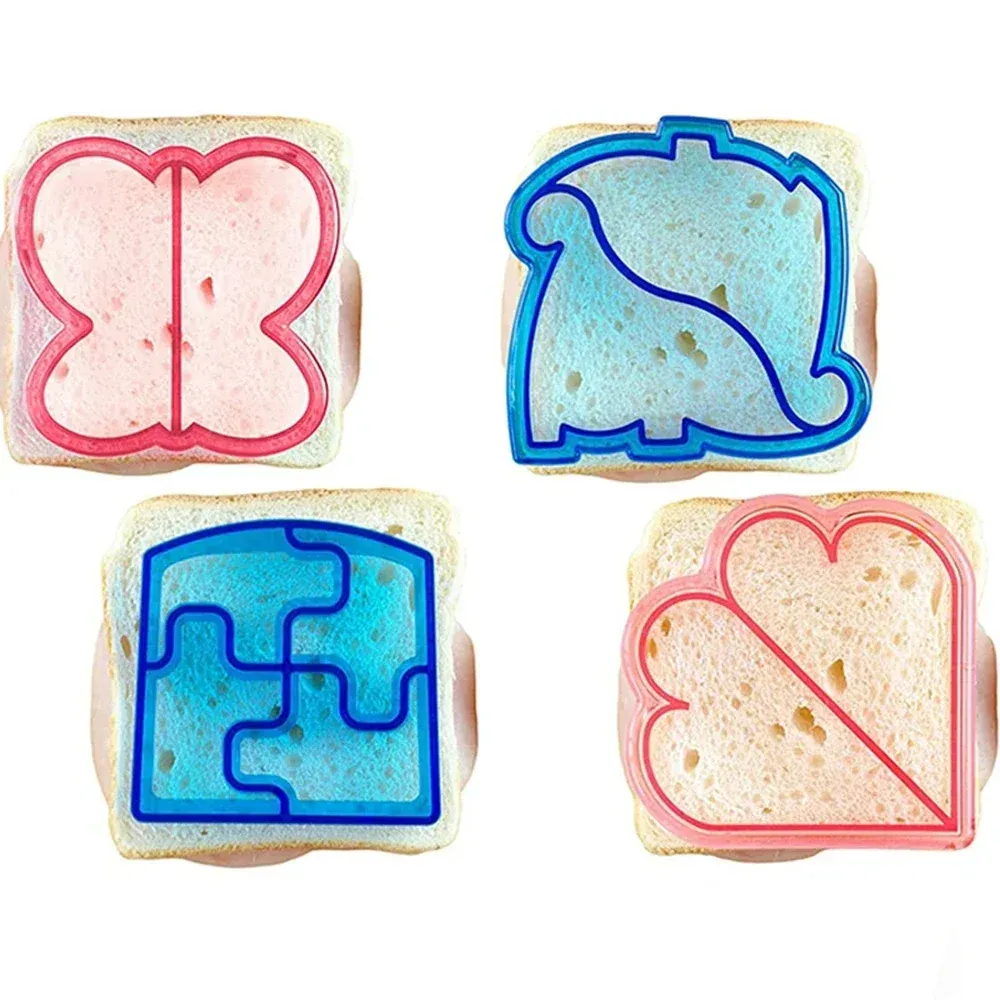 Découpe-sandwich pour enfants, emporte-pièce moule à pain et biscuits pour boîte à goûter