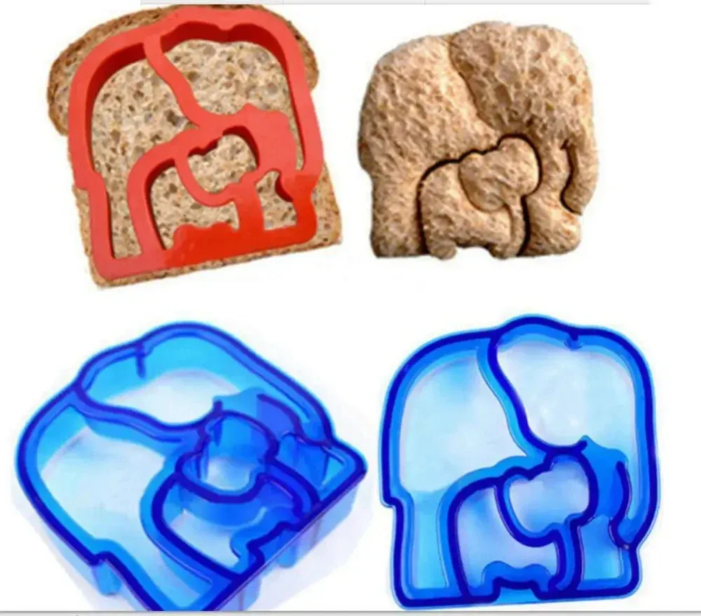 Sandwich découpé en forme d'animal