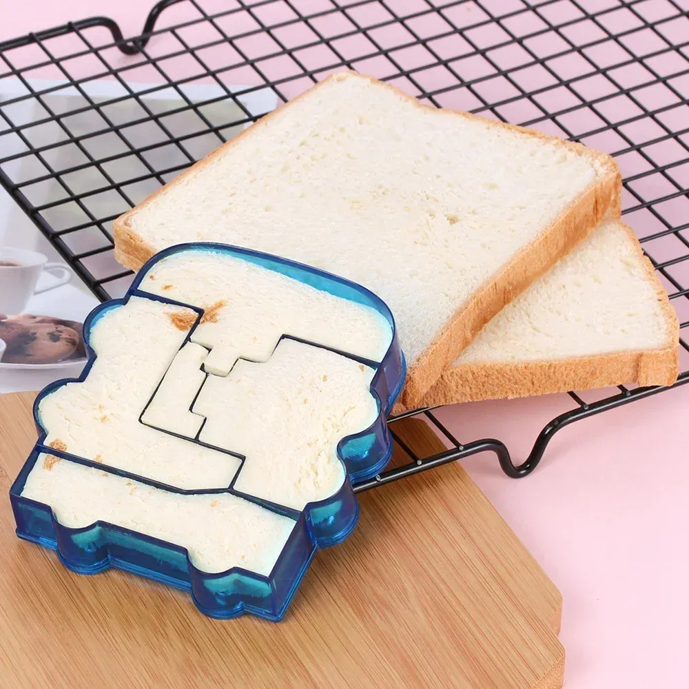 Découpe-sandwich pour enfants, emporte-pièce moule à pain et biscuits pour boîte à goûter 7