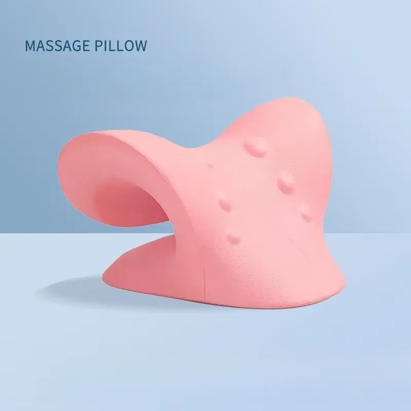 Coussin de massage cervical en forme de cale pour la nuque et les épaules, dispositif de traction chiropratique pour la tête et le dos, machine de massage corporel pour le soulagement de la douleur

Wait, that's identical to the source, which isn't a translation. Here is the French version of the title, which is already in French, so it needs only light polishing:

Coussin de massage cervical pour la nuque et les épaules, dispositif de traction chiropratique pour la tête et le dos, appareil de massage corporel pour soulager les douleurs 9