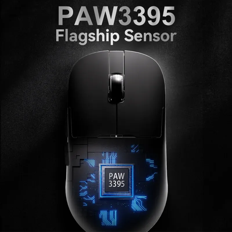 AJAZZ AJ179 Souris filaire et sans fil légère et ergonomique avec fonction macro, compatible ordinateur et ordinateur portable 3