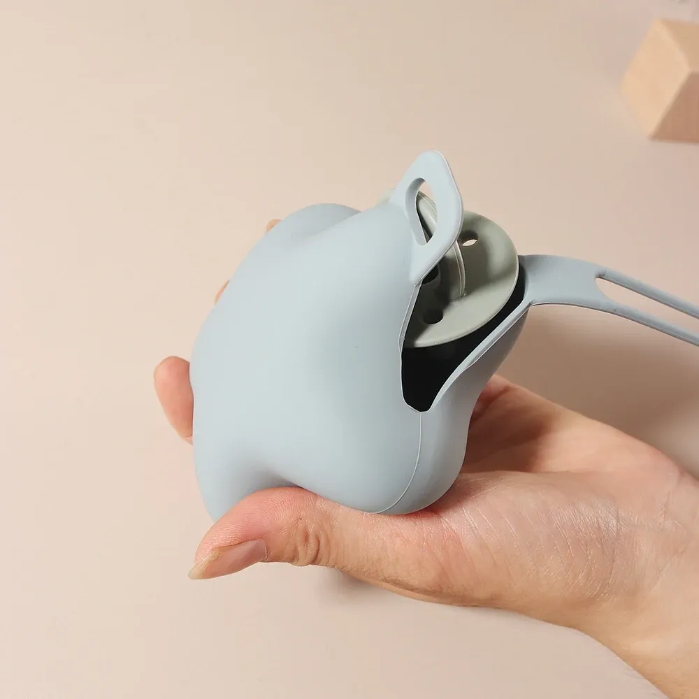 Étui de rangement personnalisé pour sucette bébé en silicone de qualité alimentaire, forme étoile, multicolore, 1 pièce 3