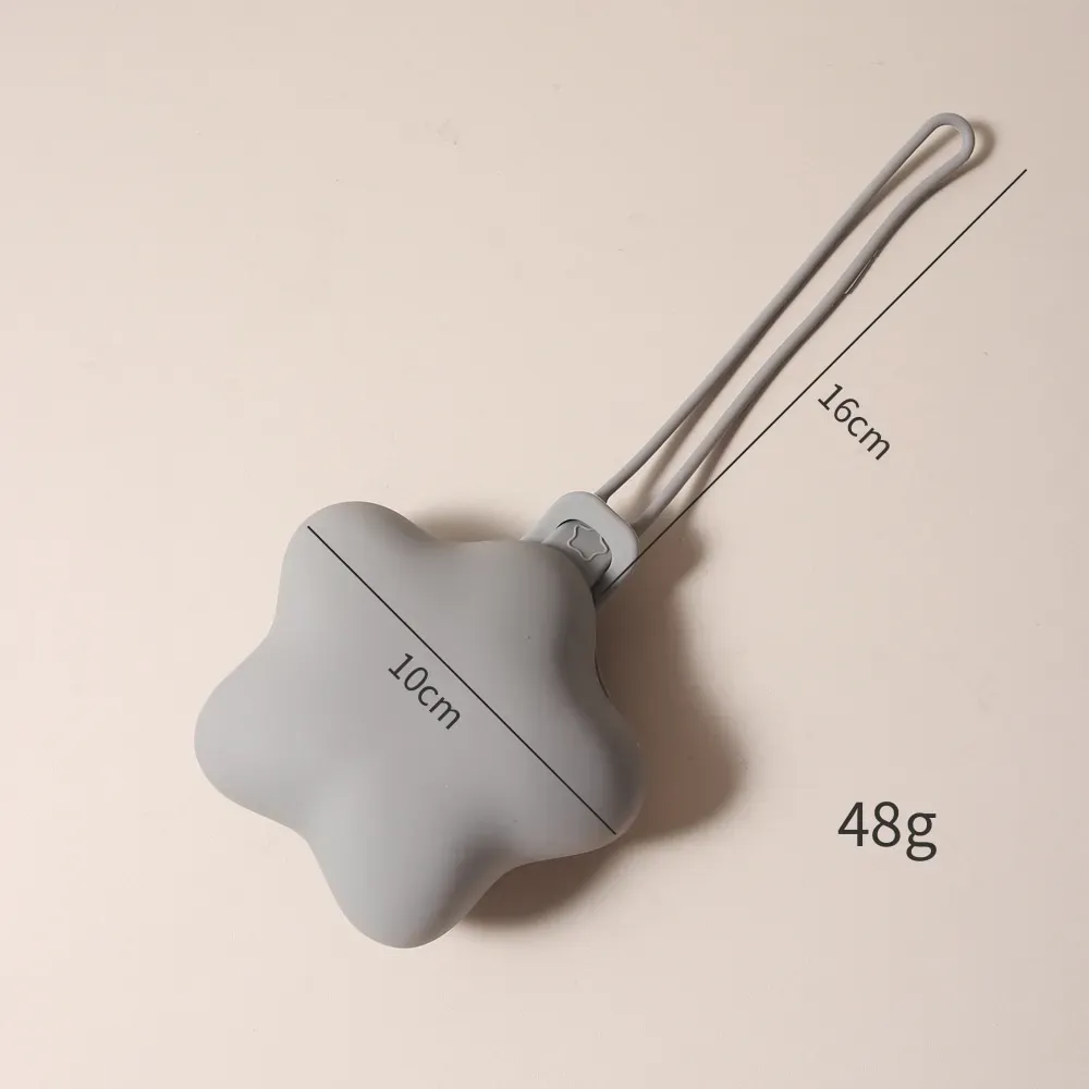 Étui de rangement personnalisé pour sucette bébé en silicone de qualité alimentaire, forme étoile, multicolore, 1 pièce 5