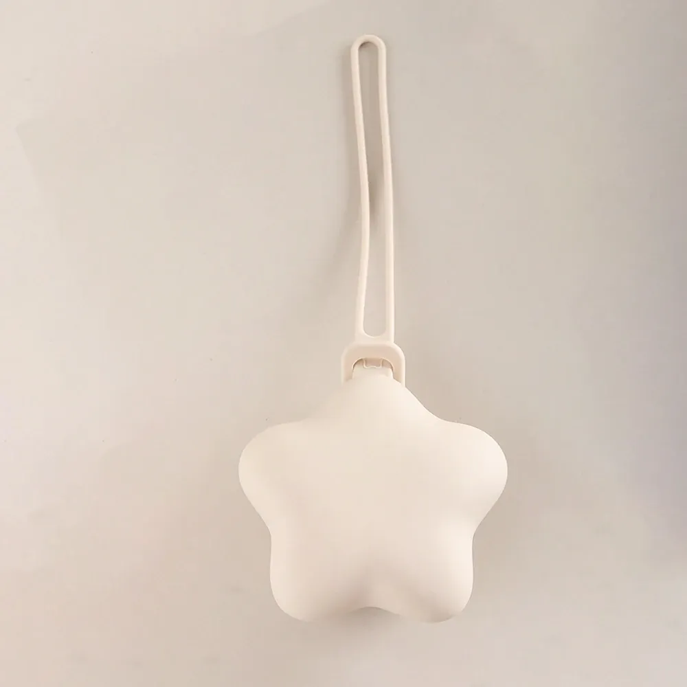 Étui de rangement personnalisé pour sucette bébé en silicone de qualité alimentaire, forme étoile, multicolore, 1 pièce 7