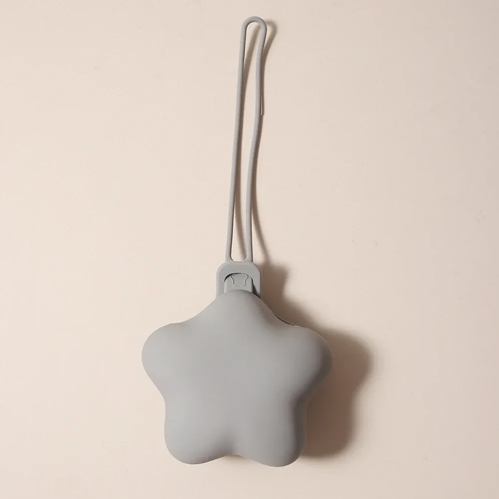 Étui de rangement personnalisé pour sucette bébé en silicone de qualité alimentaire, forme étoile, multicolore, 1 pièce 8