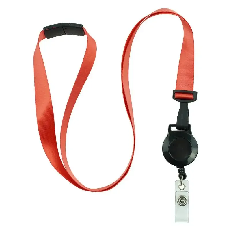 Cordon rétractable à enrouleur pour badge avec tour de cou pour carte d'identité, téléphone portable et clés, certifié UL, longueur 46 cm 12