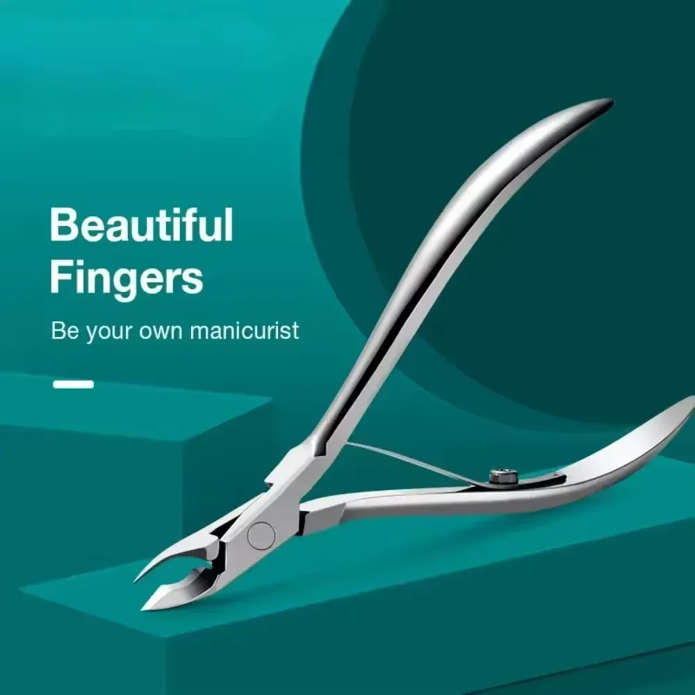 Pince à cuticules professionnelle en acier inoxydable pour manucure et pédicure 4