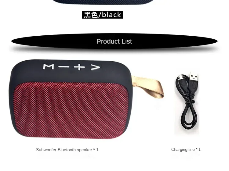 Haut-parleur Bluetooth en tissu, vue de détail