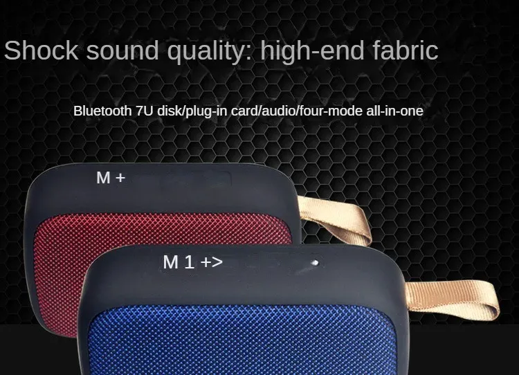 Vue d'ensemble du haut-parleur Bluetooth en tissu