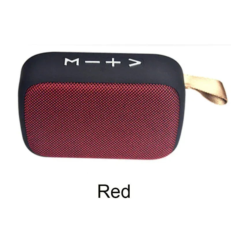 Haut-parleur Bluetooth portable en tissu, audio stéréo sans fil, compatible carte TF 9