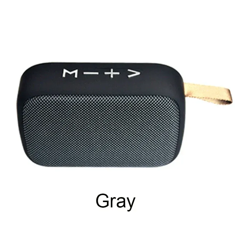 Haut-parleur Bluetooth portable en tissu, audio stéréo sans fil, compatible carte TF 10