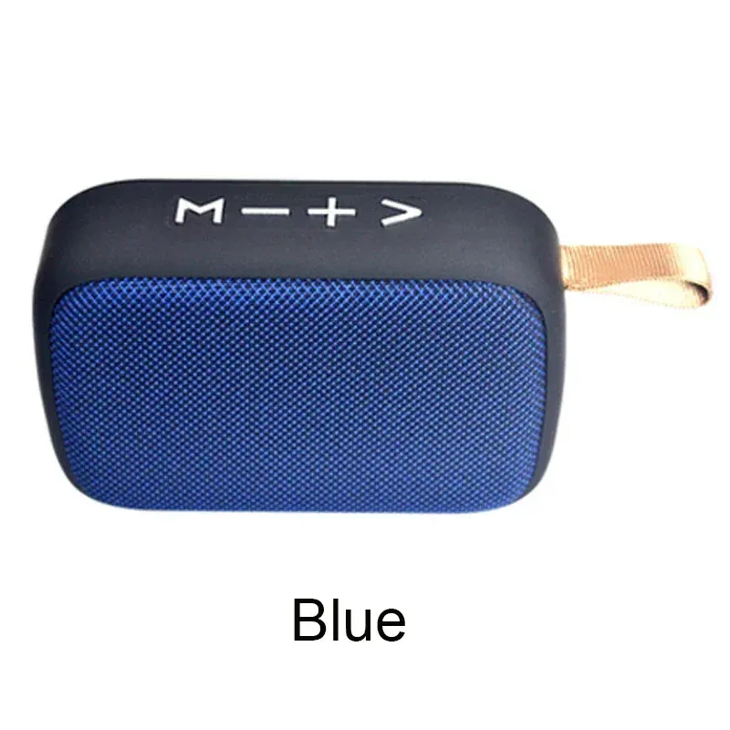 Haut-parleur Bluetooth portable en tissu, audio stéréo sans fil, compatible carte TF 7