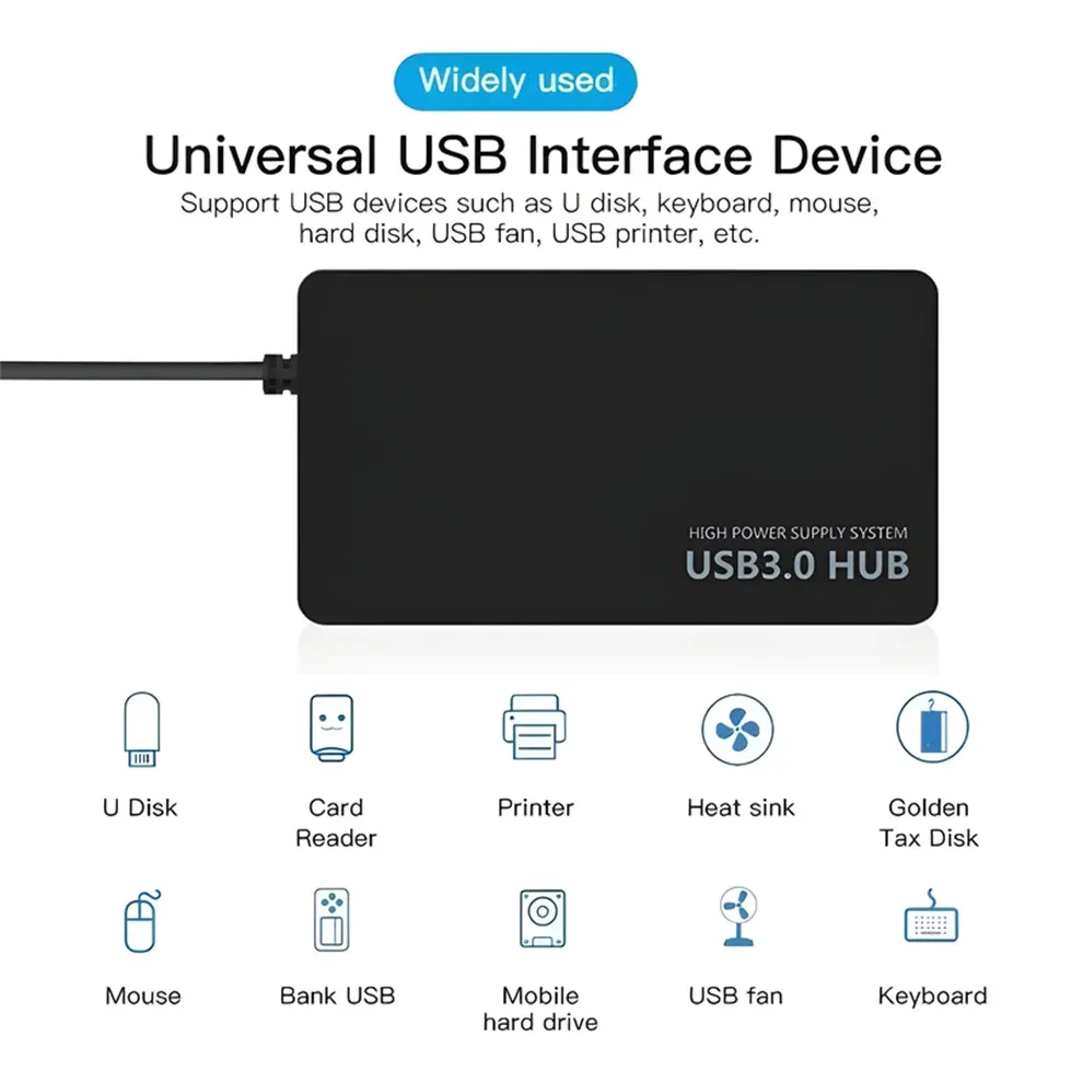 Hub USB 3.0 multifonction à quatre ports vue principale