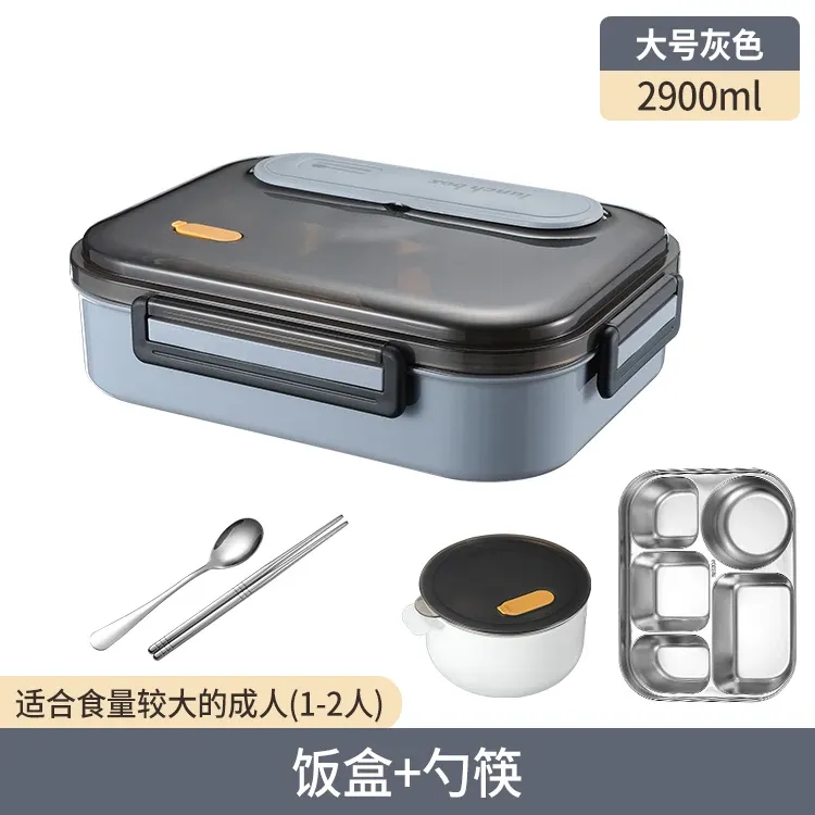 Boîte à déjeuner isolée en acier inoxydable 304 – Bento portable hermétique compatible micro-ondes 7