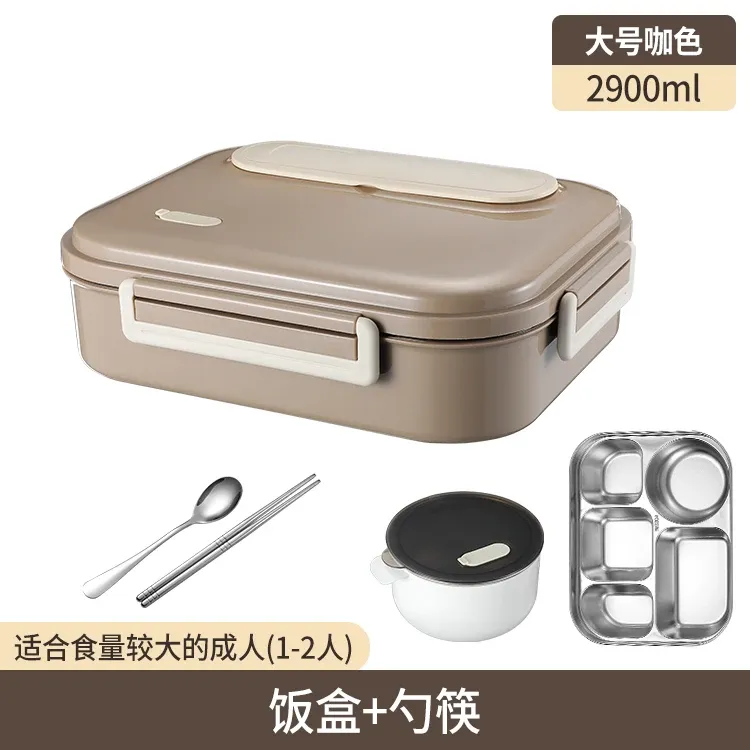 Boîte à déjeuner isolée en acier inoxydable 304 – Bento portable hermétique compatible micro-ondes 17