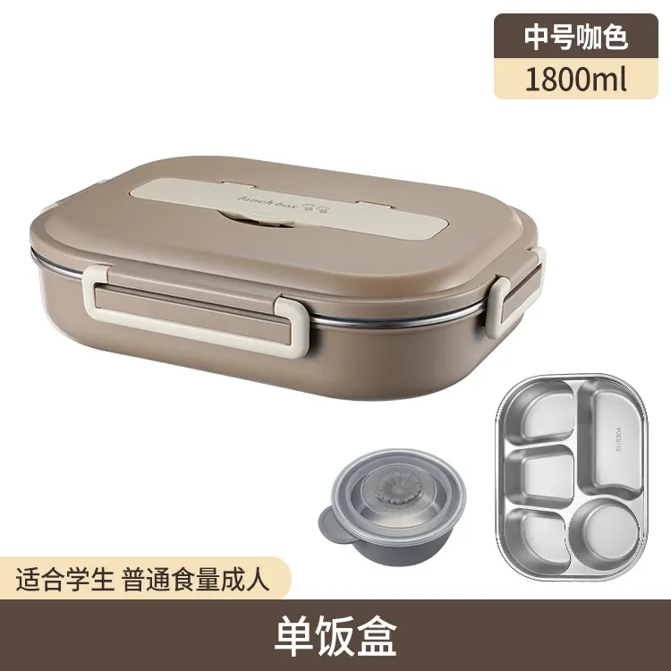 Boîte à déjeuner isolée en acier inoxydable 304 – Bento portable hermétique compatible micro-ondes 20