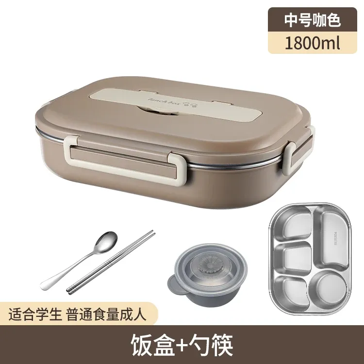 Boîte à déjeuner isolée en acier inoxydable 304 – Bento portable hermétique compatible micro-ondes 10
