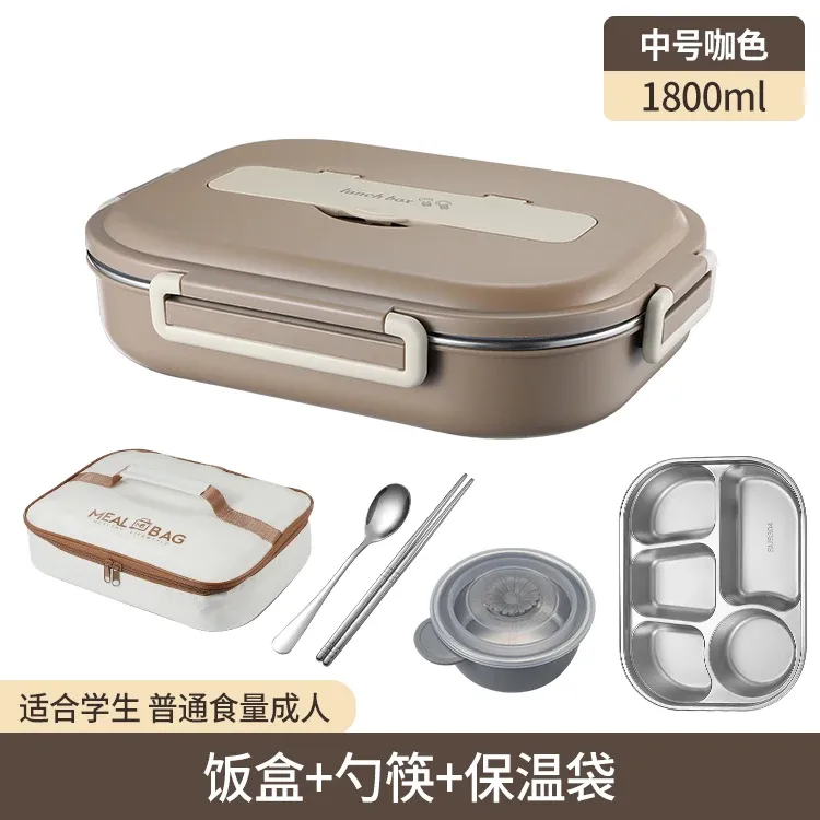 Boîte à déjeuner isolée en acier inoxydable 304 – Bento portable hermétique compatible micro-ondes 9