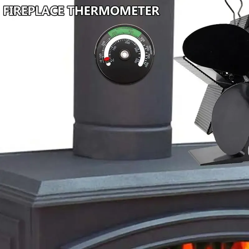 Thermomètre magnétique pour tuyau de poêle à bois 2