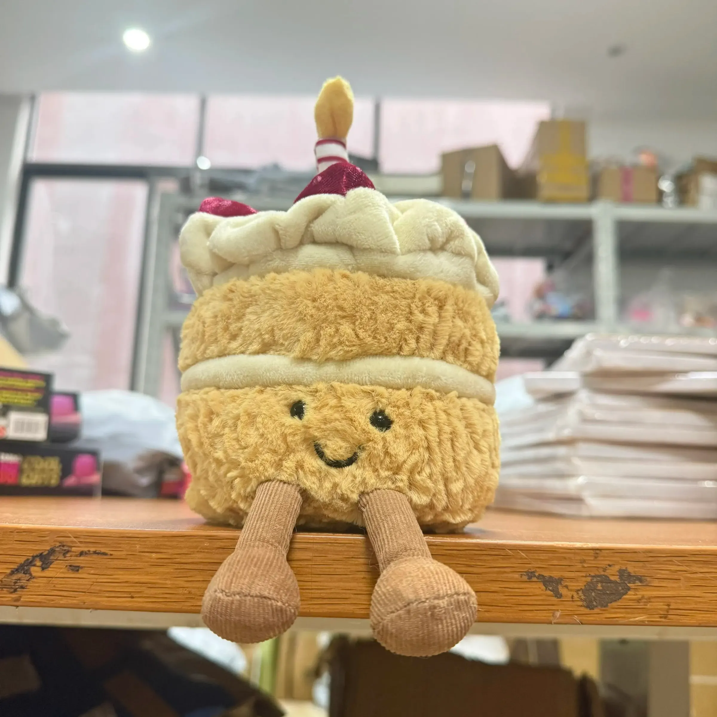 Jouet interactif en peluche en forme de muffin New York Restaurant, 13 cm, pour chat et chien, cadeau de Noël pour animal de compagnie 6