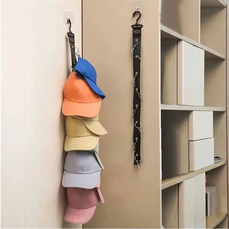 Armoire de rangement suspendue pour casquettes et chapeaux