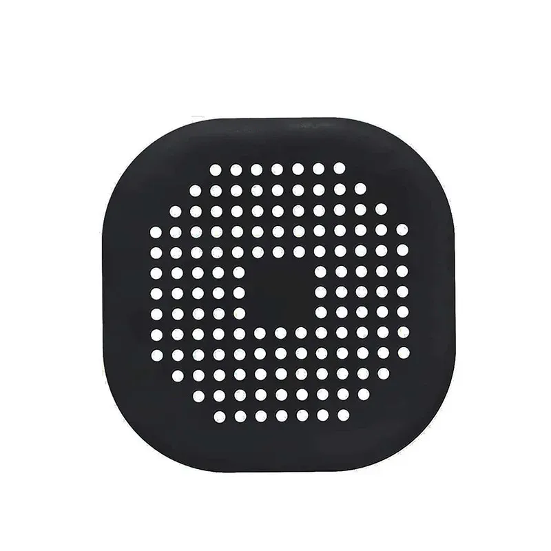 Couvercle de vidange de sol en silicone anti-colmatage pour évier, sortie de drainage de salle de bain, filtre anti-colmatage pour cheveux, sortie d'égout, filtre SCR 8
