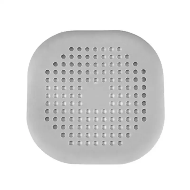 Couvercle de vidange de sol en silicone anti-colmatage pour évier, sortie de drainage de salle de bain, filtre anti-colmatage pour cheveux, sortie d'égout, filtre SCR 7