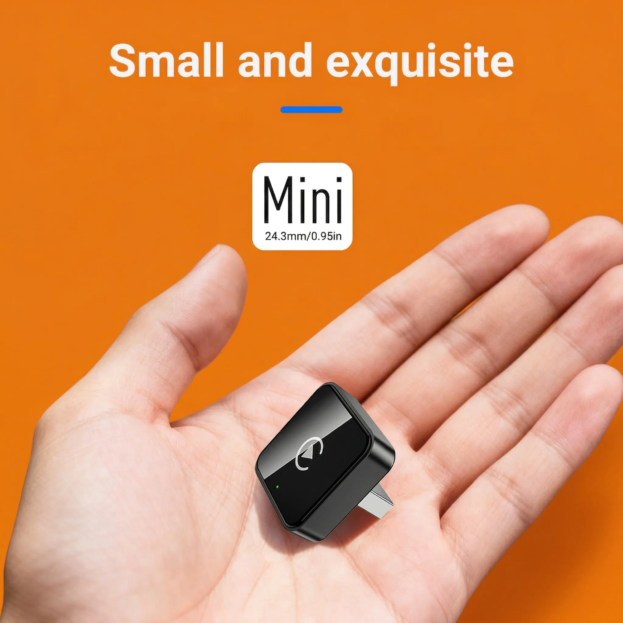 Adaptateur intelligent sans fil CarPlay et Android Auto 2026 – Installation plug & play, connexion Bluetooth et Wi-Fi stable, mises à jour OTA – Compatible Toyota, Audi, VW 3