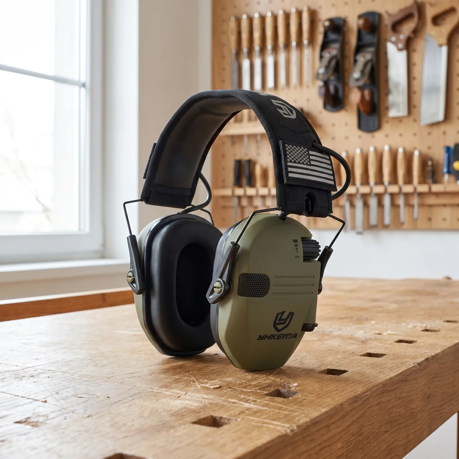 Casque actif de tir, vue d'ensemble
