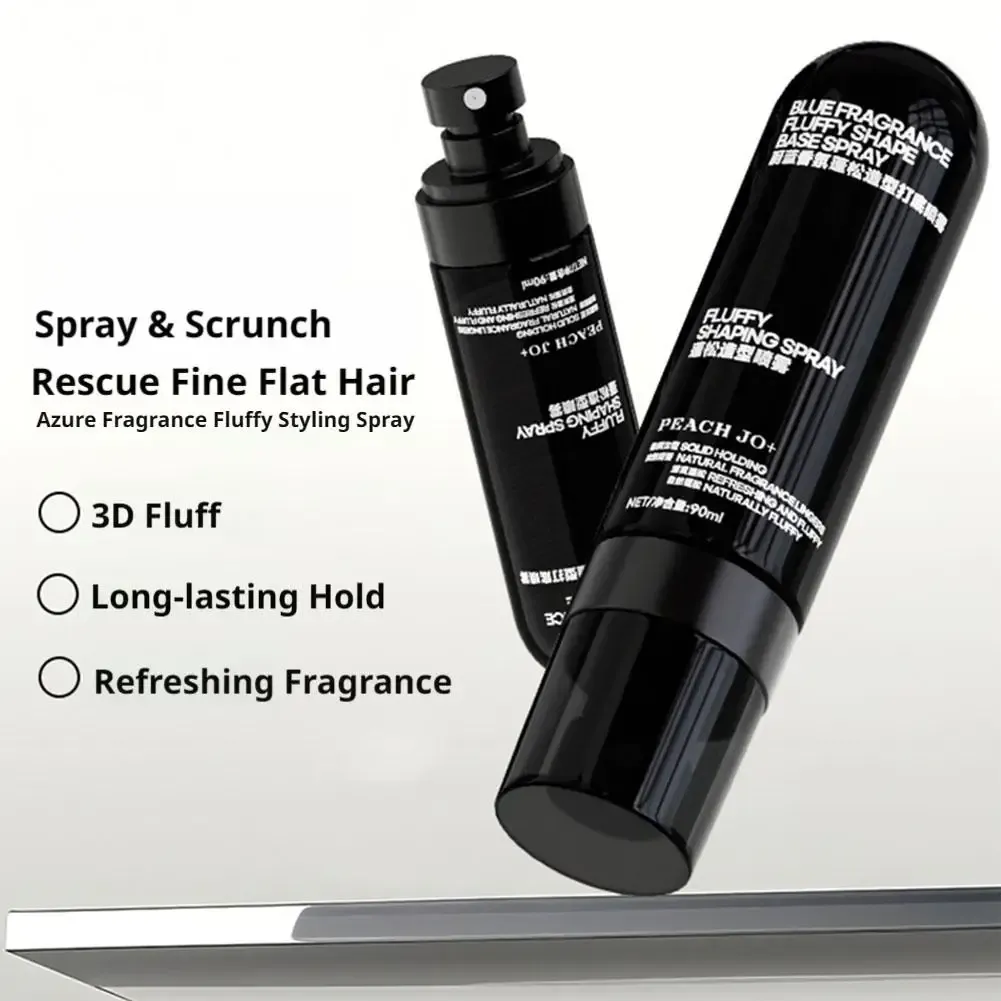 Spray volumisant parfumé bleu, bénéfices