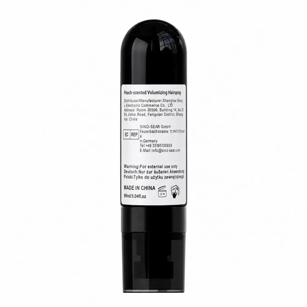 Spray volumisant parfumé bleu, vue complète