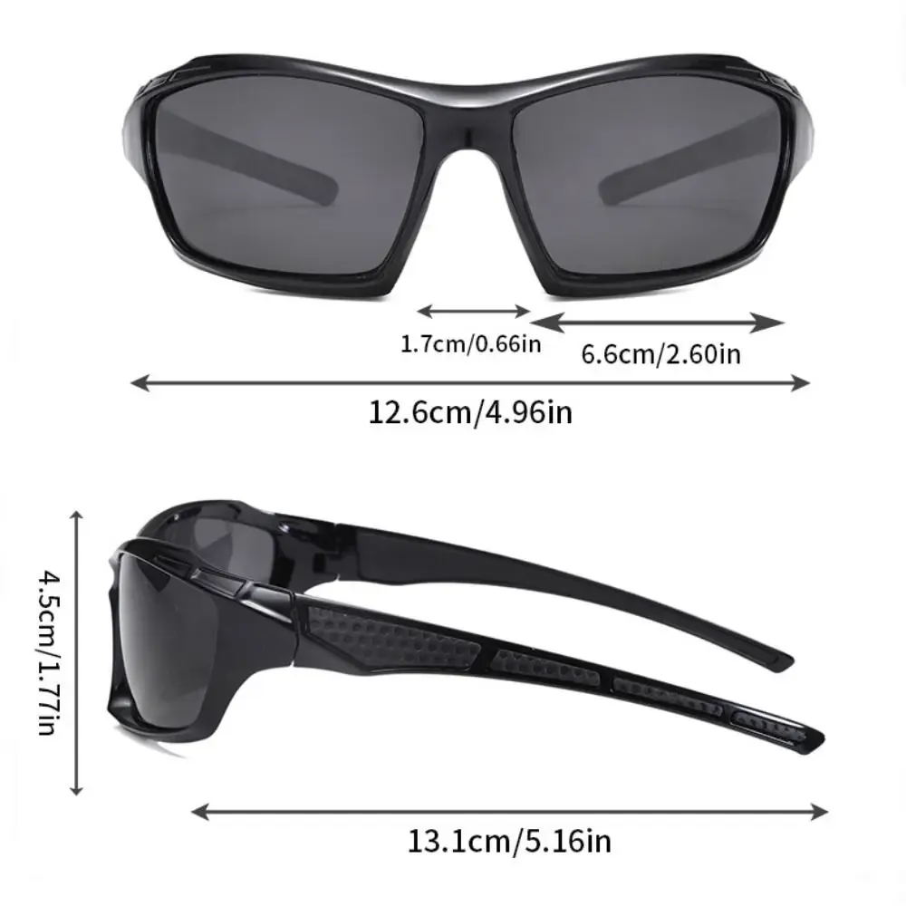 Lunettes de soleil polarisées UV400 pour hommes, lunettes de cyclisme et de sport avec verres HD légers 6