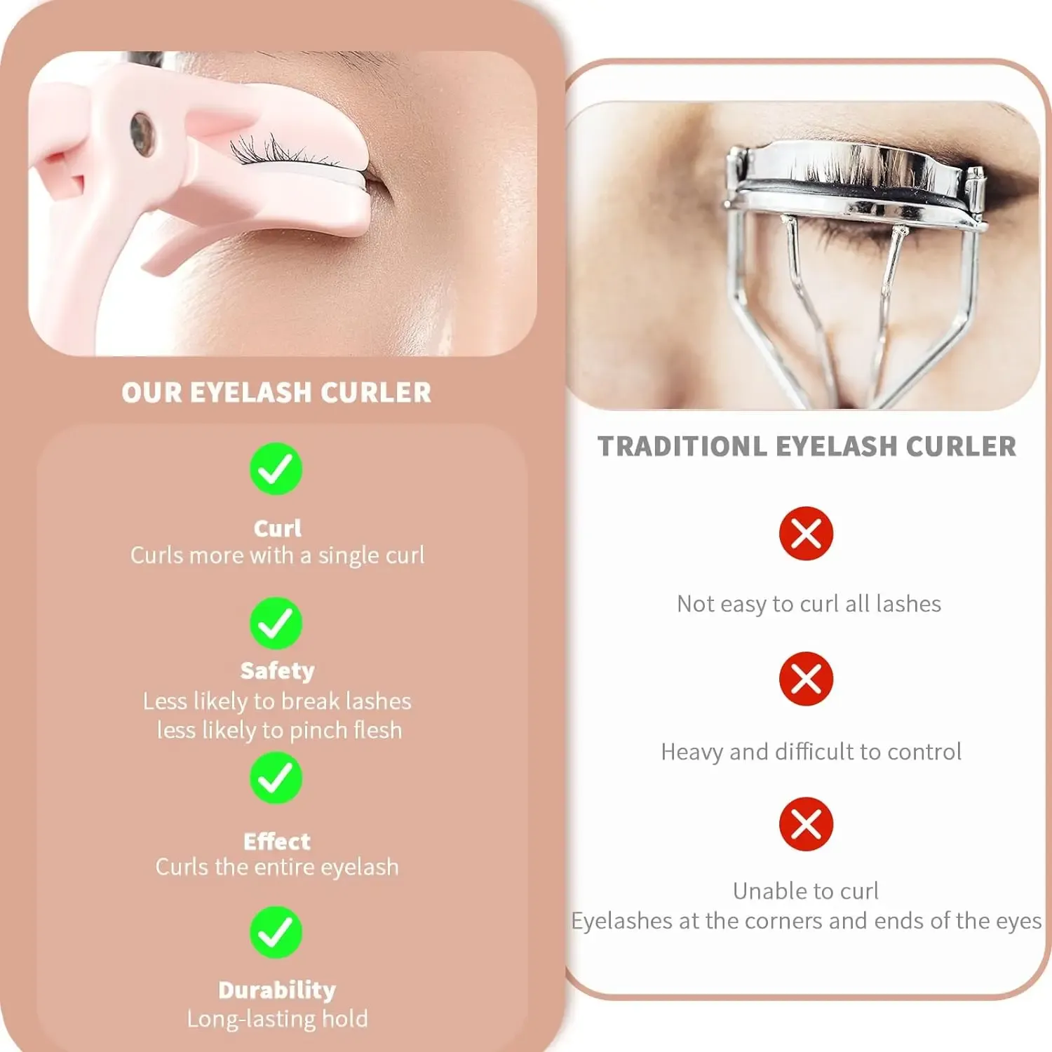 Recourbe-cils Double Style, utilisation quotidienne