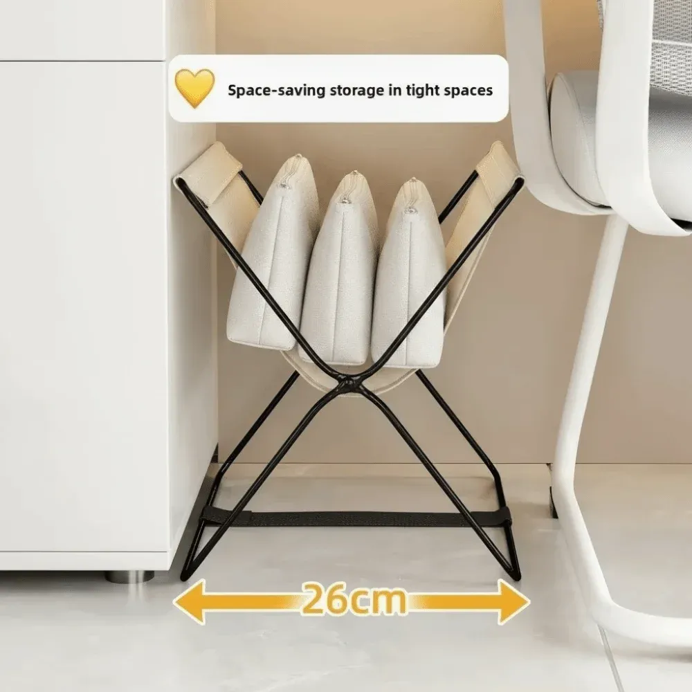 Détail du design ouvert du rangement
