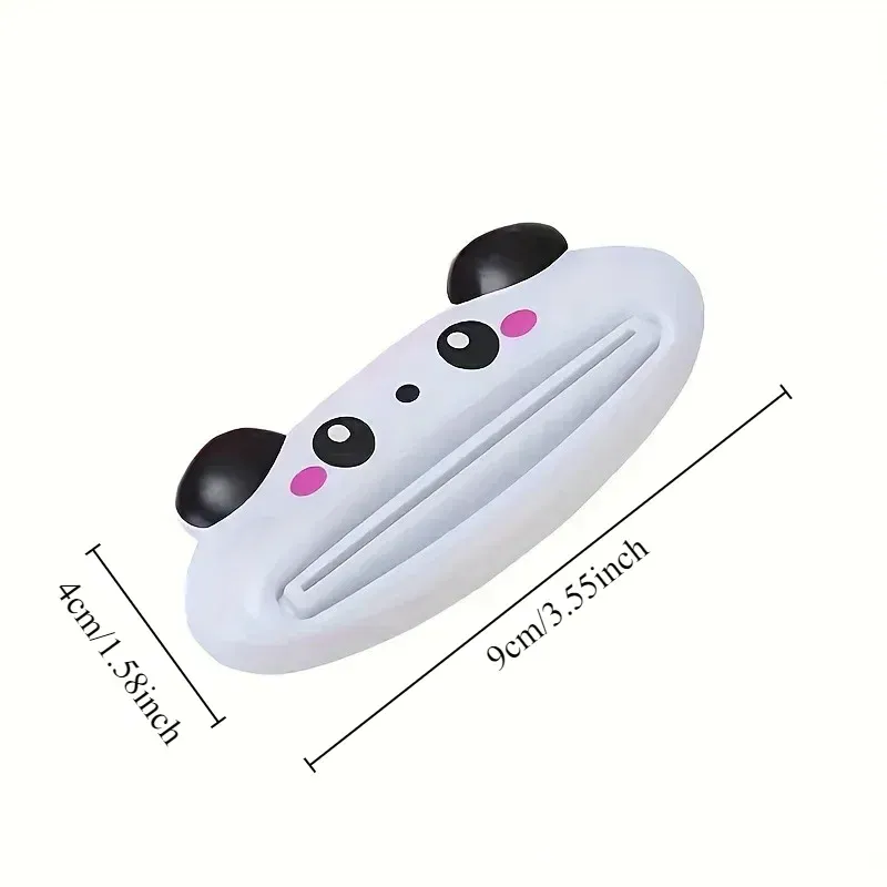 Distributeur de dentifrice à rouleau, mignon motif dessin animé, pince de nettoyage pour tube, presse-tube pour enfants, accessoire de salle de bain 6
