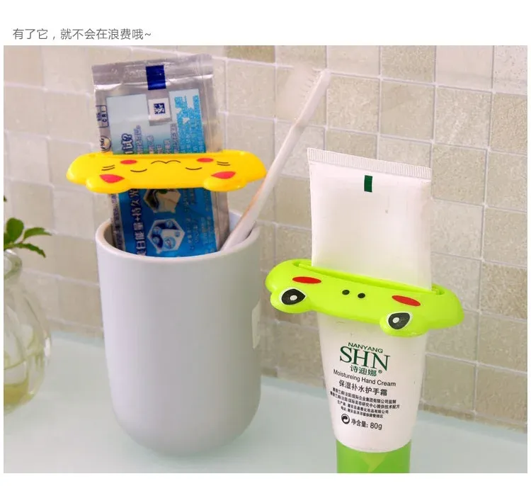 Distributeur de dentifrice vue de côté
